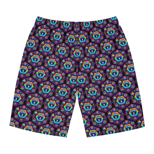 Alien Mushroom Board Shorts